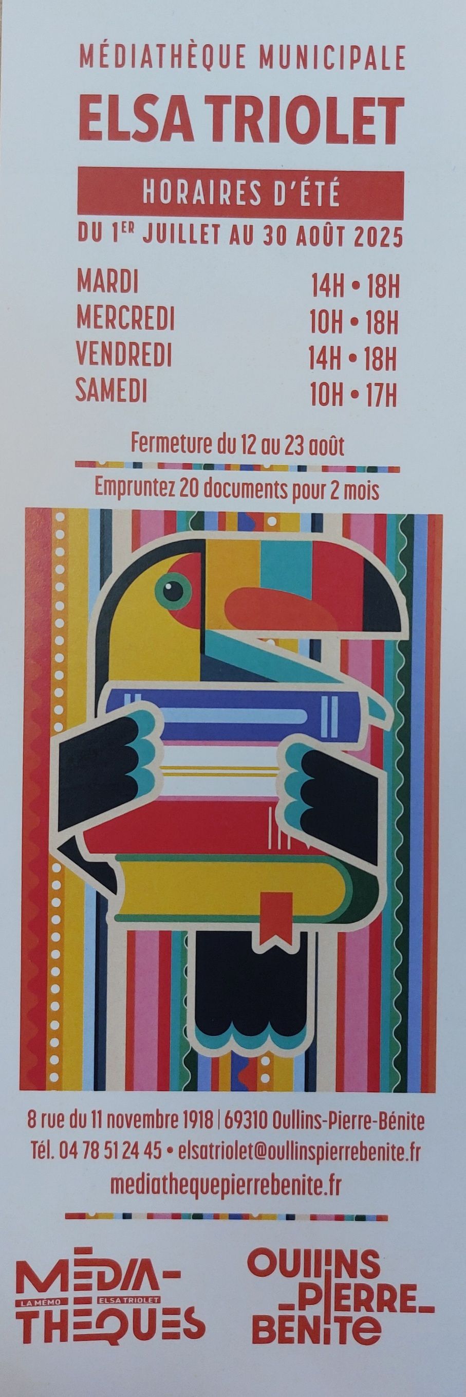Fermeture été Elsa triolet